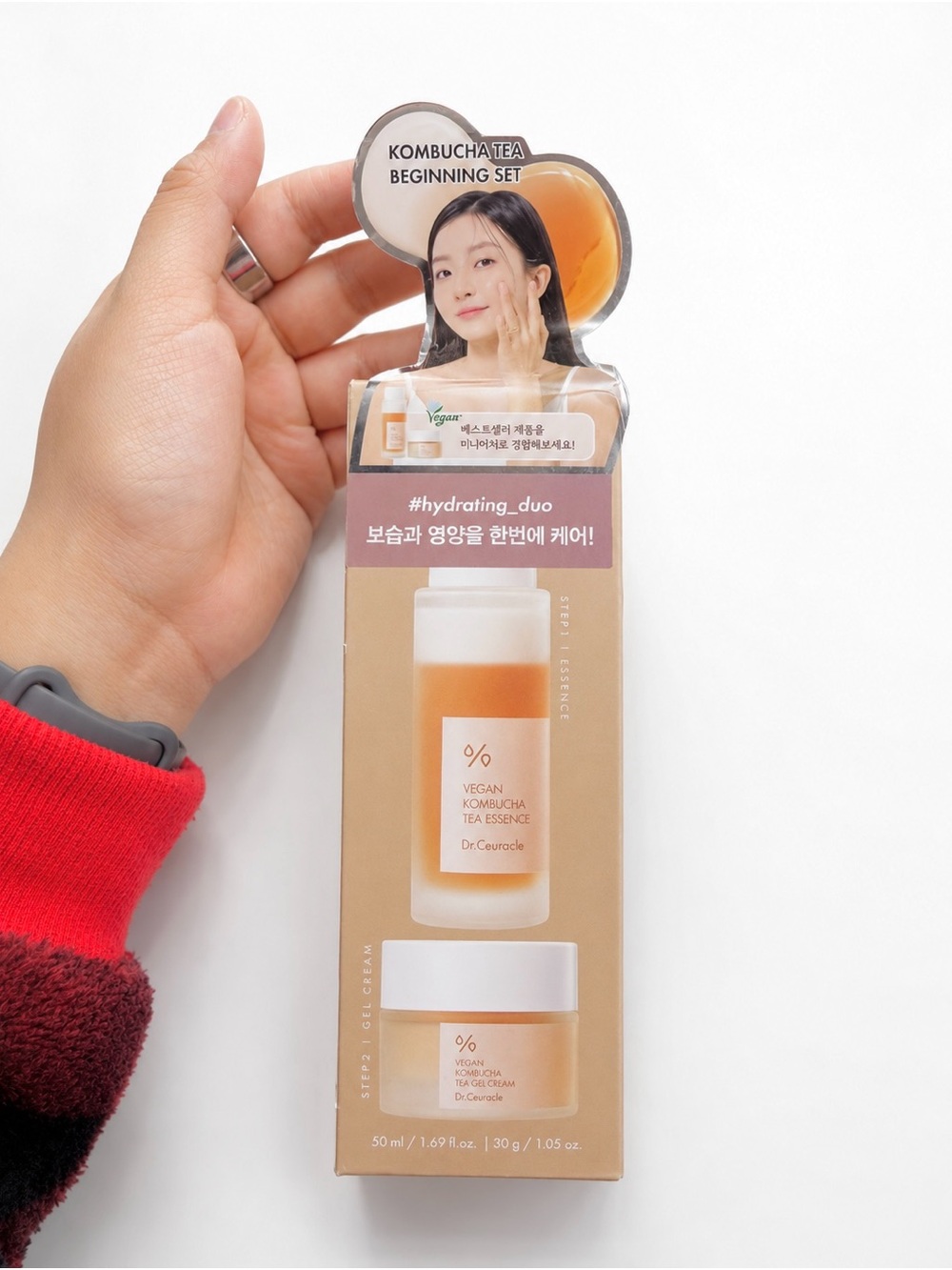 Dr. Ceuracle Vegan Kombucha Tea Beginning Set |Essence + Gel Cream
